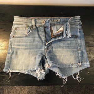 AE Distressed Denim Shorts